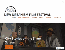 Tablet Screenshot of newurbanismfilmfestival.com